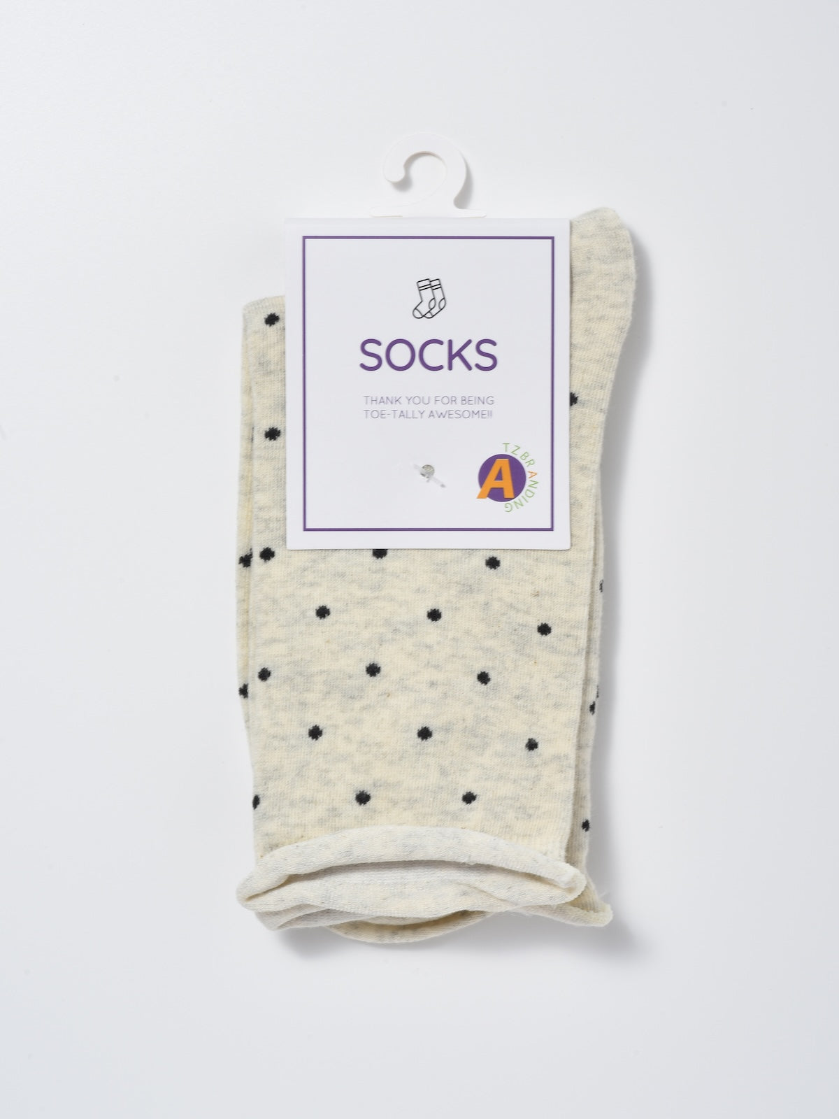 Rufia - Japanese Polka Dot Mid-Calf Socks