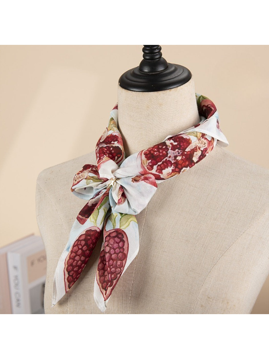 Scarvii - Botanical Sun Motif Square Scarf