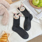 Rufia - Cute Plush Monster Cozy Socks