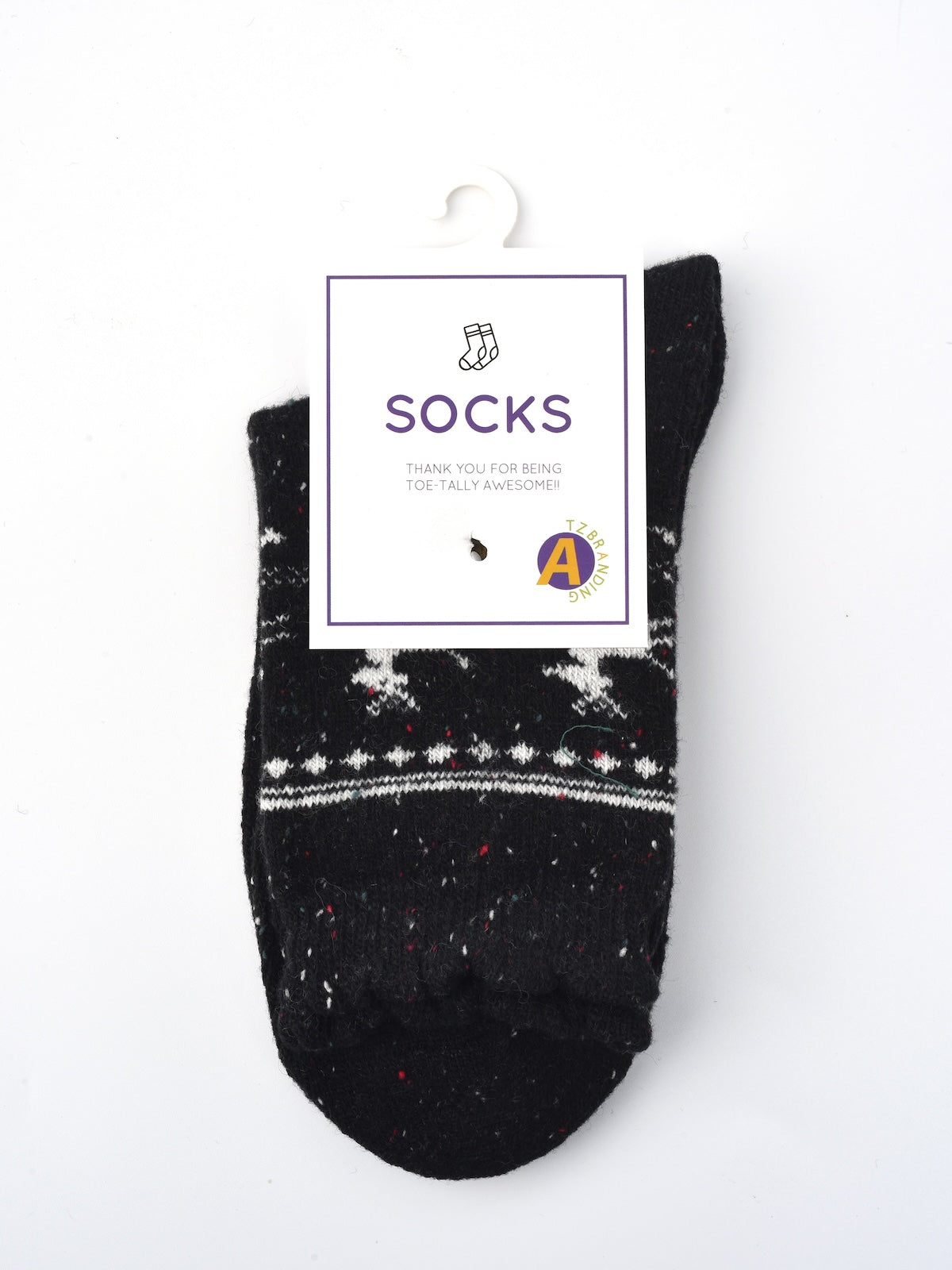 Rufia - Christmas Bow Patterned Warm Socks