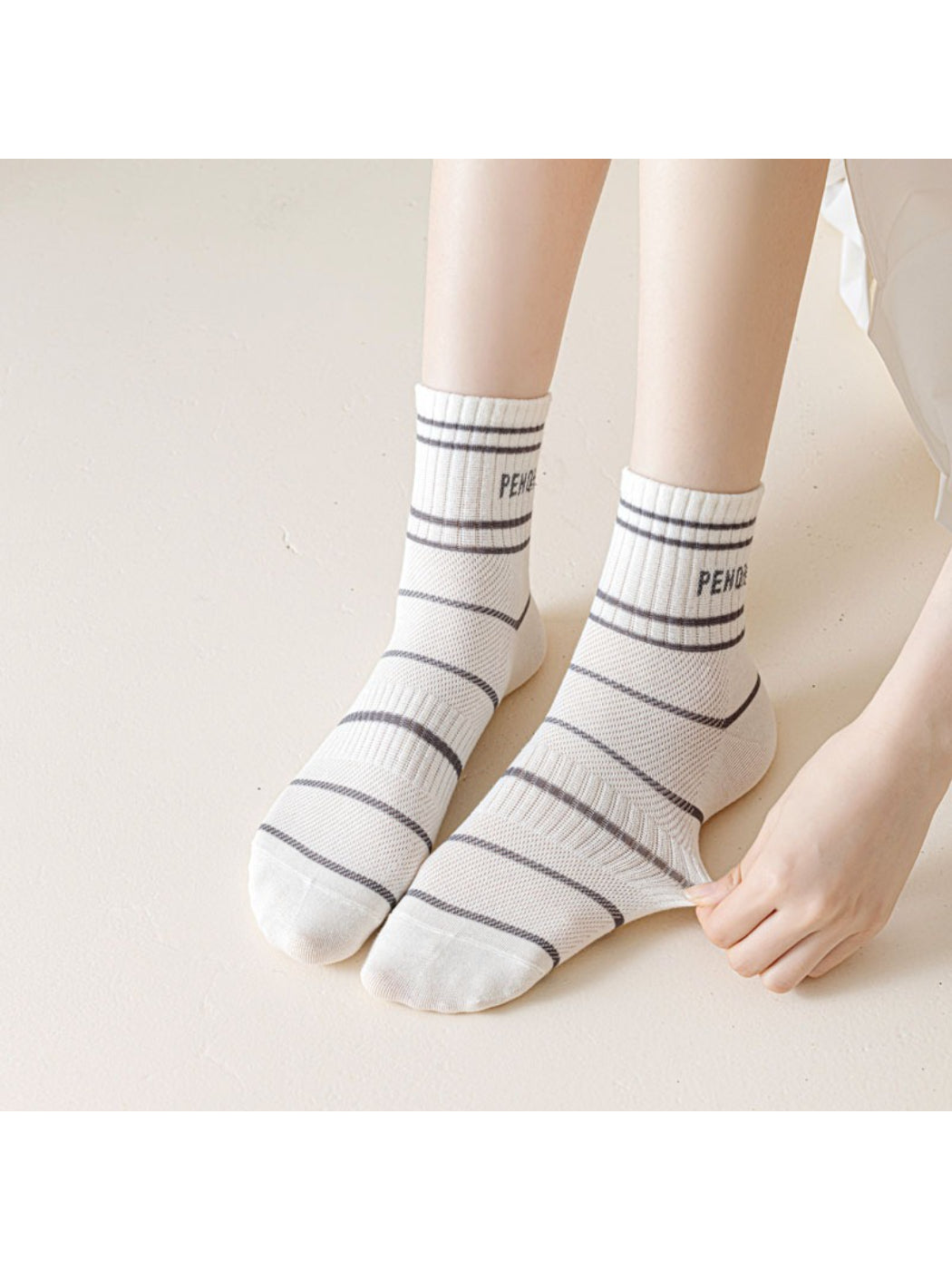Rufia - Classic Striped Everyday Crew Socks product image 2
