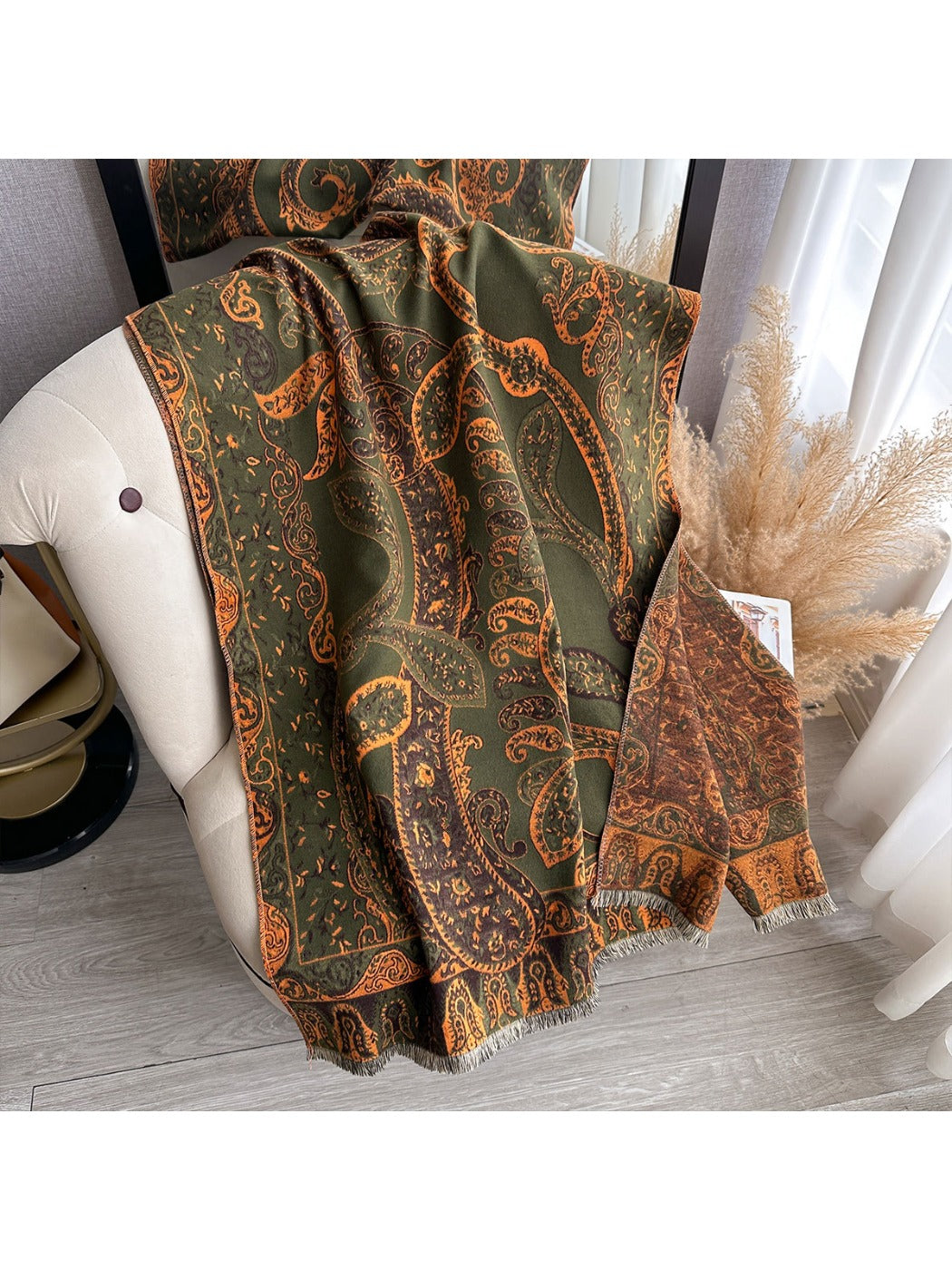 Scarvii – Bohemian Paisley Winter Scarf & Shawl