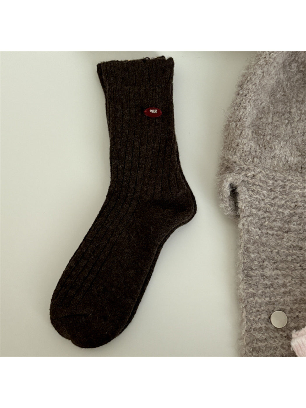 Rufia - Soft Ribbed Socks with Tiny Label