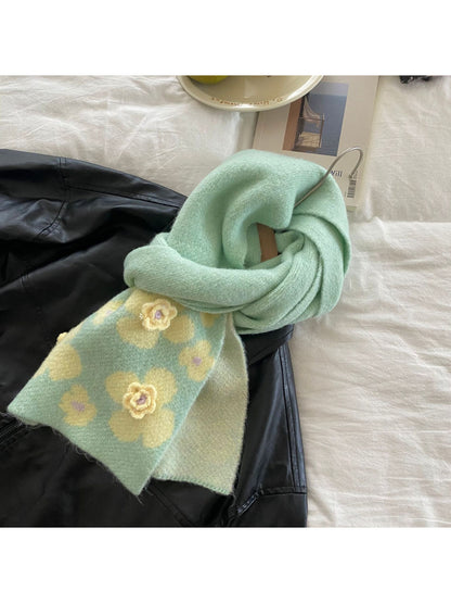 Scarvii - Floral Pattern Winter Scarf