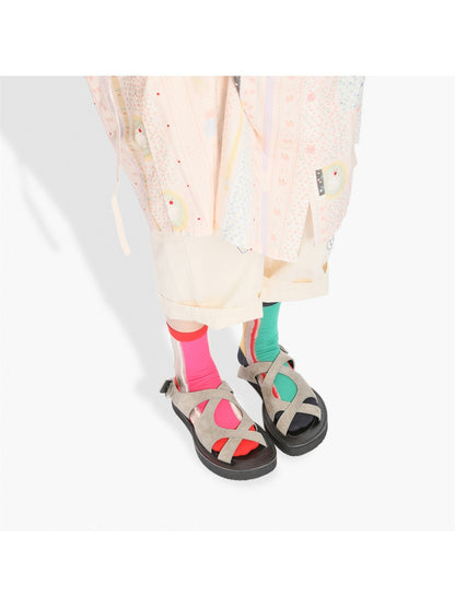 Rufia - Multi-color Knitted Short socks