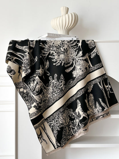 Scarvii – Forest & Fauna Print Scarf & Wrap