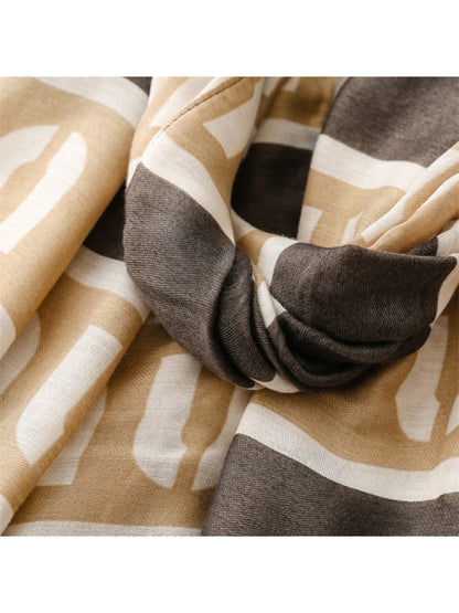Scarvii - Graphic Stripe Pattern Everyday Scarf
