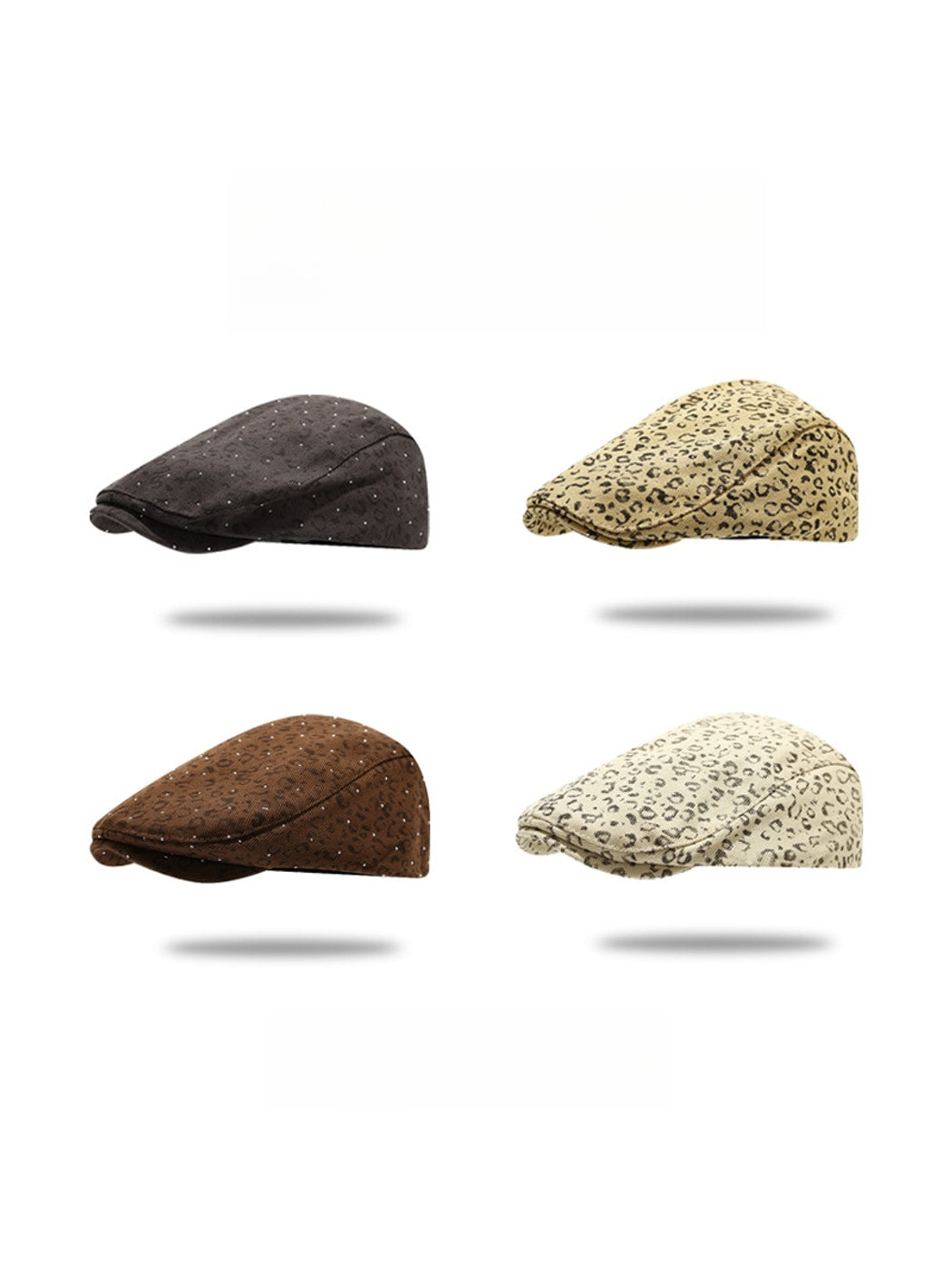 Haila - Wide Brim Round Top Newsboy Cap