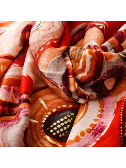 Scarvii - Soft Graphic Pattern Spring Summer Scarf
