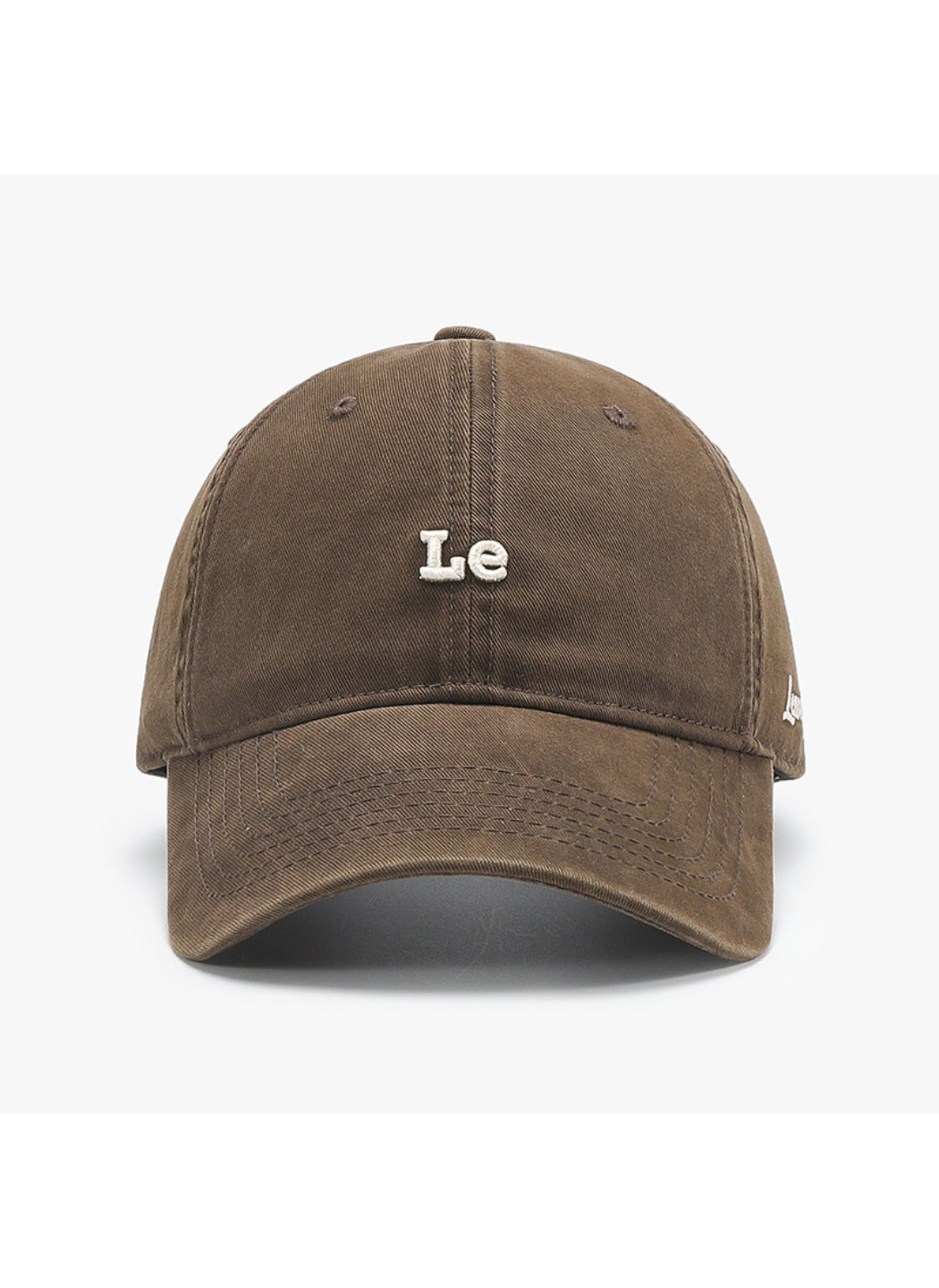 Haila - Casual Letter‑Print Curved‑Brim Baseball Cap