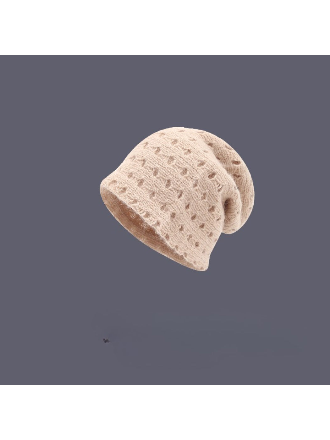 Haila Cozy Textured Slouch Beanie for seasonal hat styling