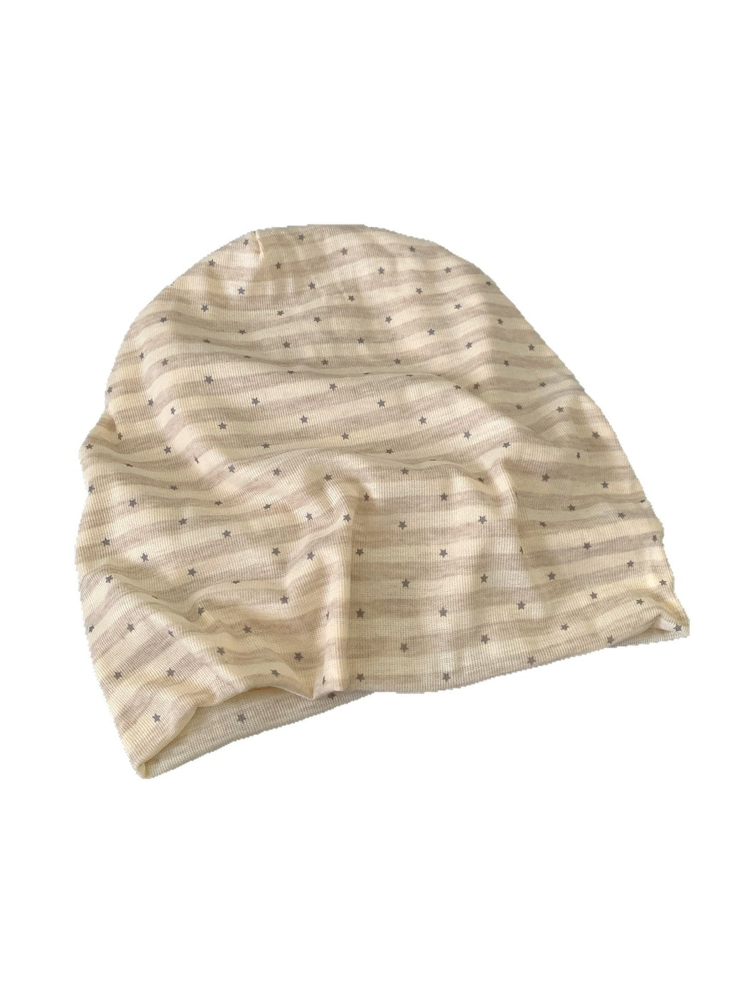 Haila - Retro Star Print Brimless Beanie Hat