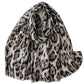 Scarvii - Classic Winter Scarf with Leopard Print