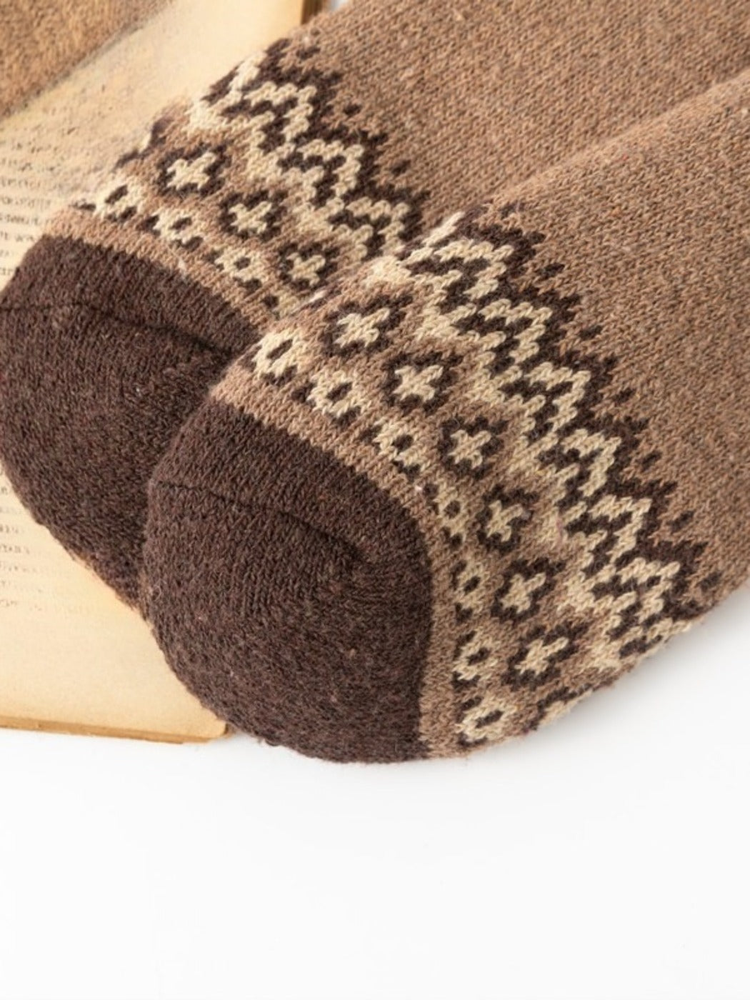 Rufia - Classic Men’s Retro Thick Winter Socks - 5 Pairs/Pack