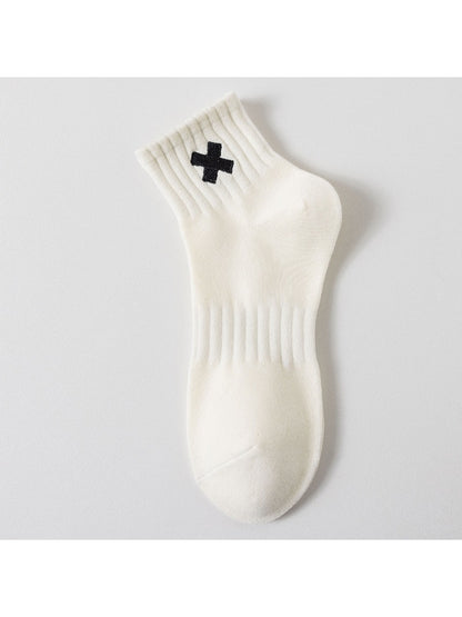 Rufia - Small Plus Symbol Everyday Crew Socks product image 6