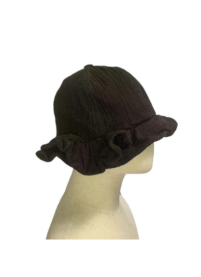 Haila - Vintage British‑Style Ruffled Bucket Hat