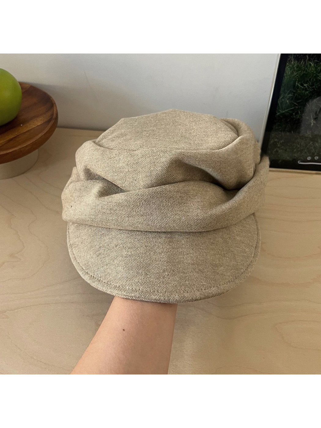 Haila - Soft Crown Curved Brim Casual Cap