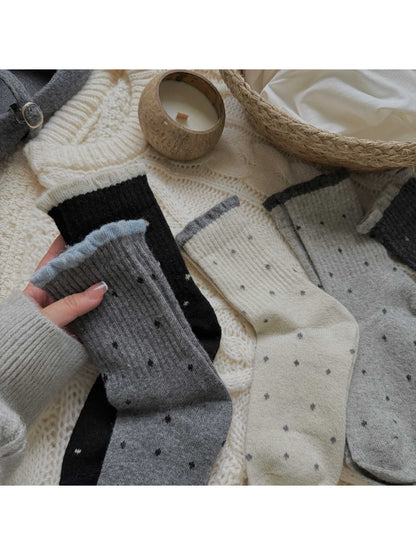 Rufia - Classic Tiny Dot Crew Socks