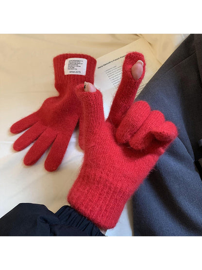 Gloving - Simple Label Patch Women's Winter Gloves