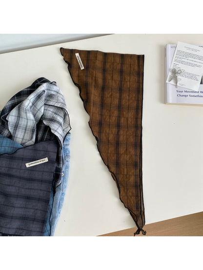Scarvii Soft Plaid Everyday Headscarf