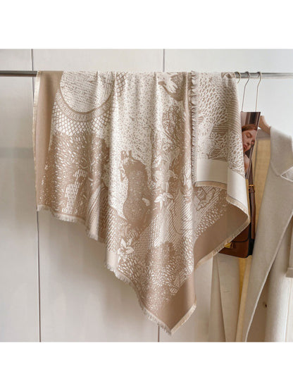 Scarvii - Botanical Scene Reversible Scarf