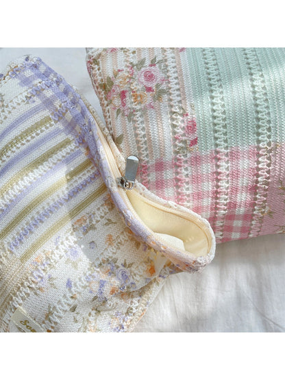 Cosbai – Cosmetic Pouch with Floral Print
