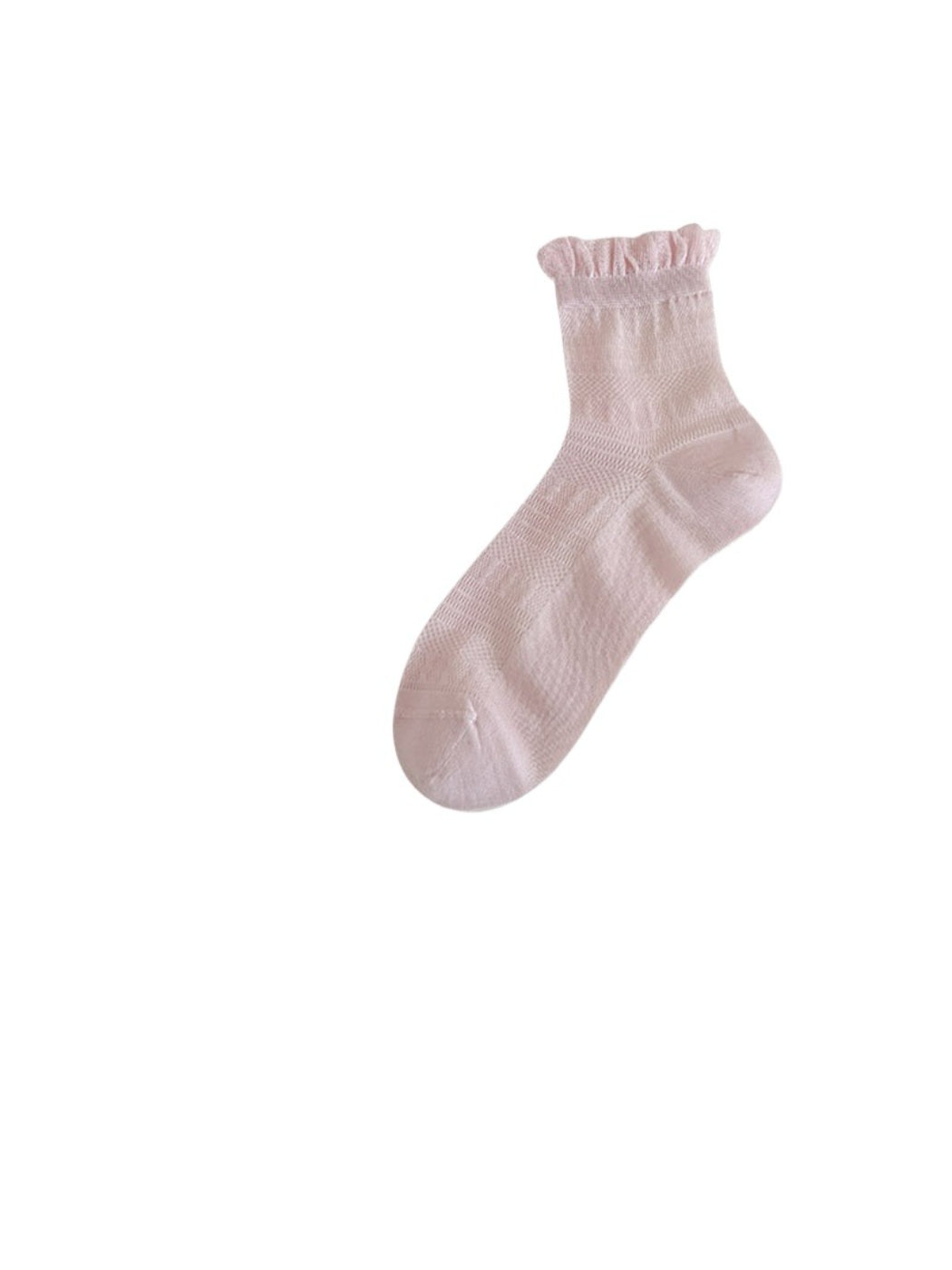 Rufia - Solid Ruffle Trim Crew Socks product image 4