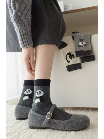 Rufia - Playful Pet Faces Crew Socks