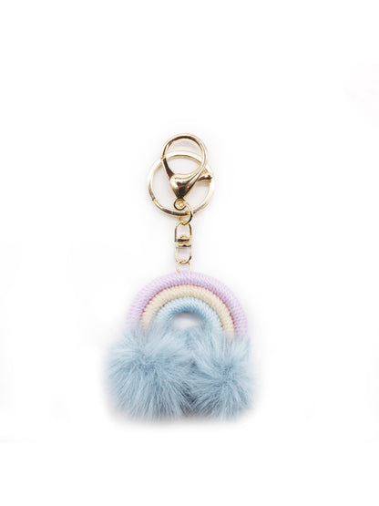 Koco Rainbow Shaped Keychain with Pom product shape