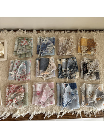 Scarvii - Retro Patchwork Pattern Scarf