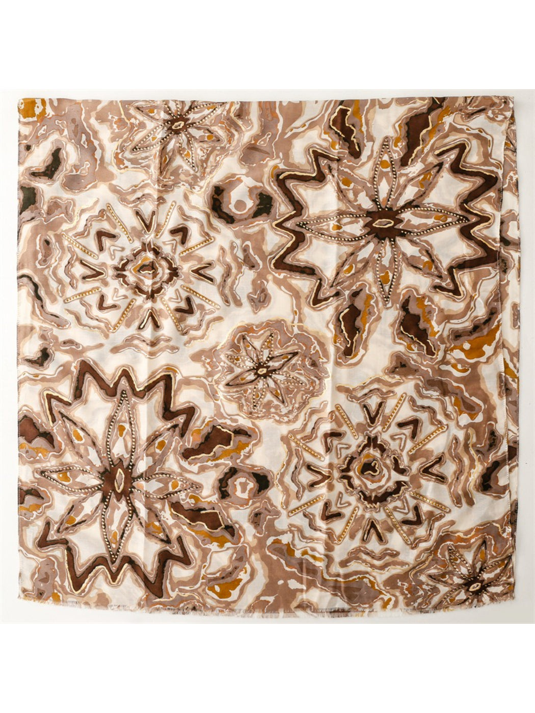 Scarvii - Abstract Marble Print Scarf
