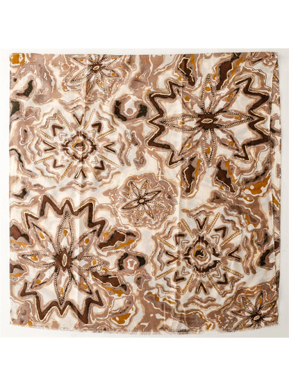 Scarvii - Abstract Marble Print Scarf