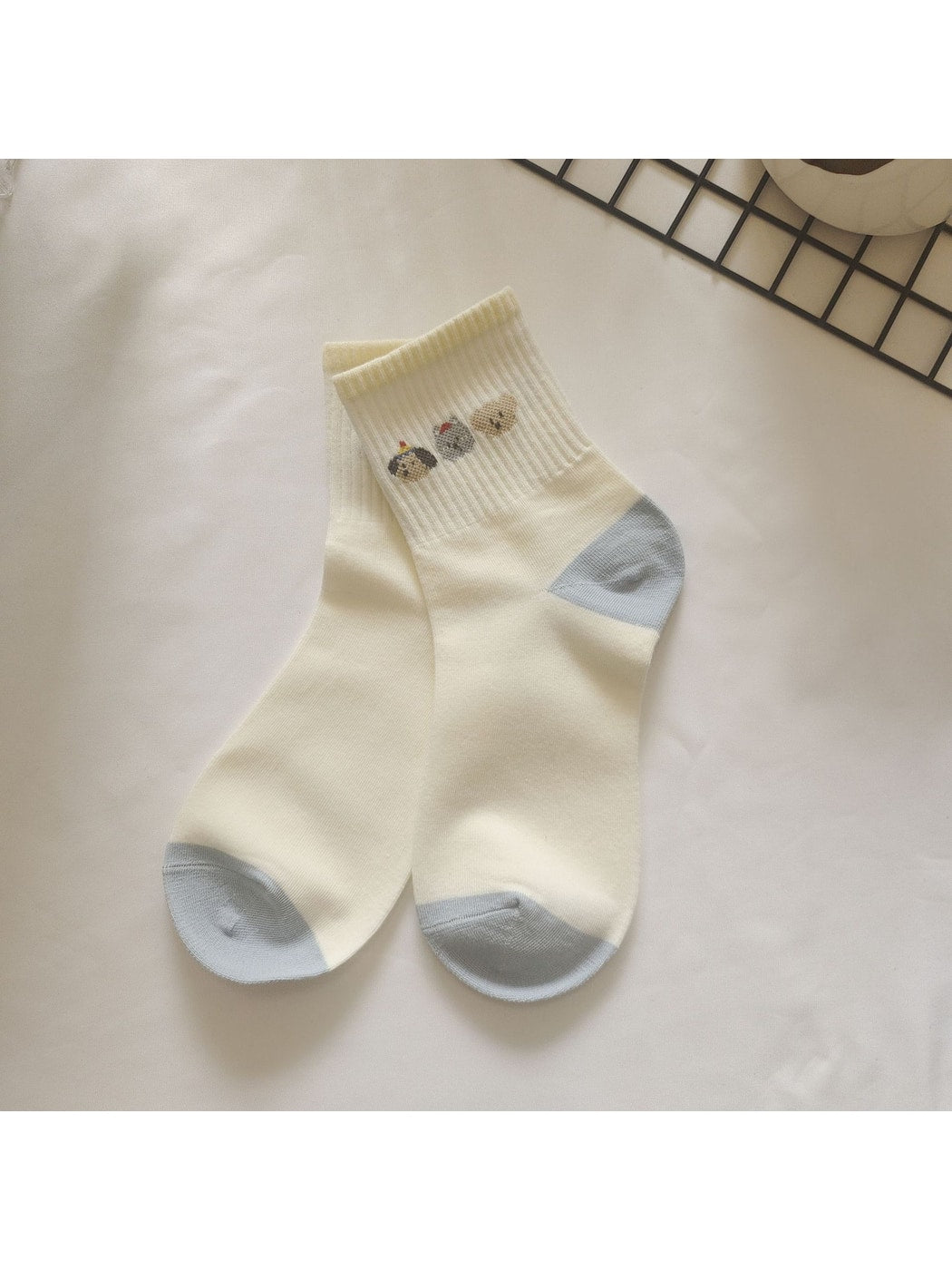 Rufia - Cute Cartoon Animal Pattern Crew Socks