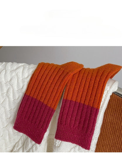 Rufia - Bold Colorblock Crew Socks