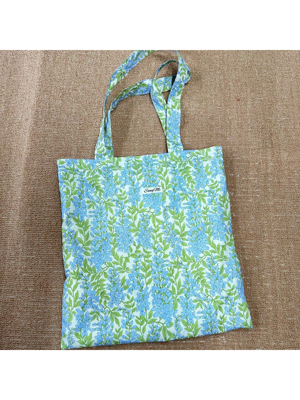 Cosbai - Colorful Floral Art Print Everyday Tote Bag
