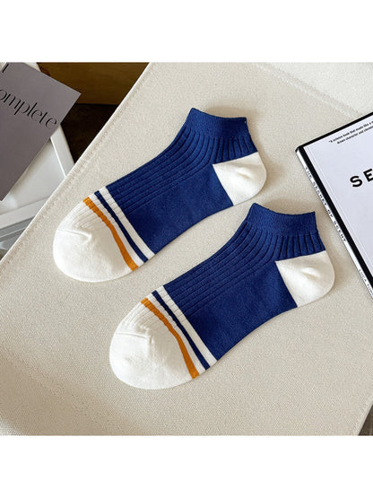 Rufia - Ribbed Stripe Accent Ankle Socks product image 5