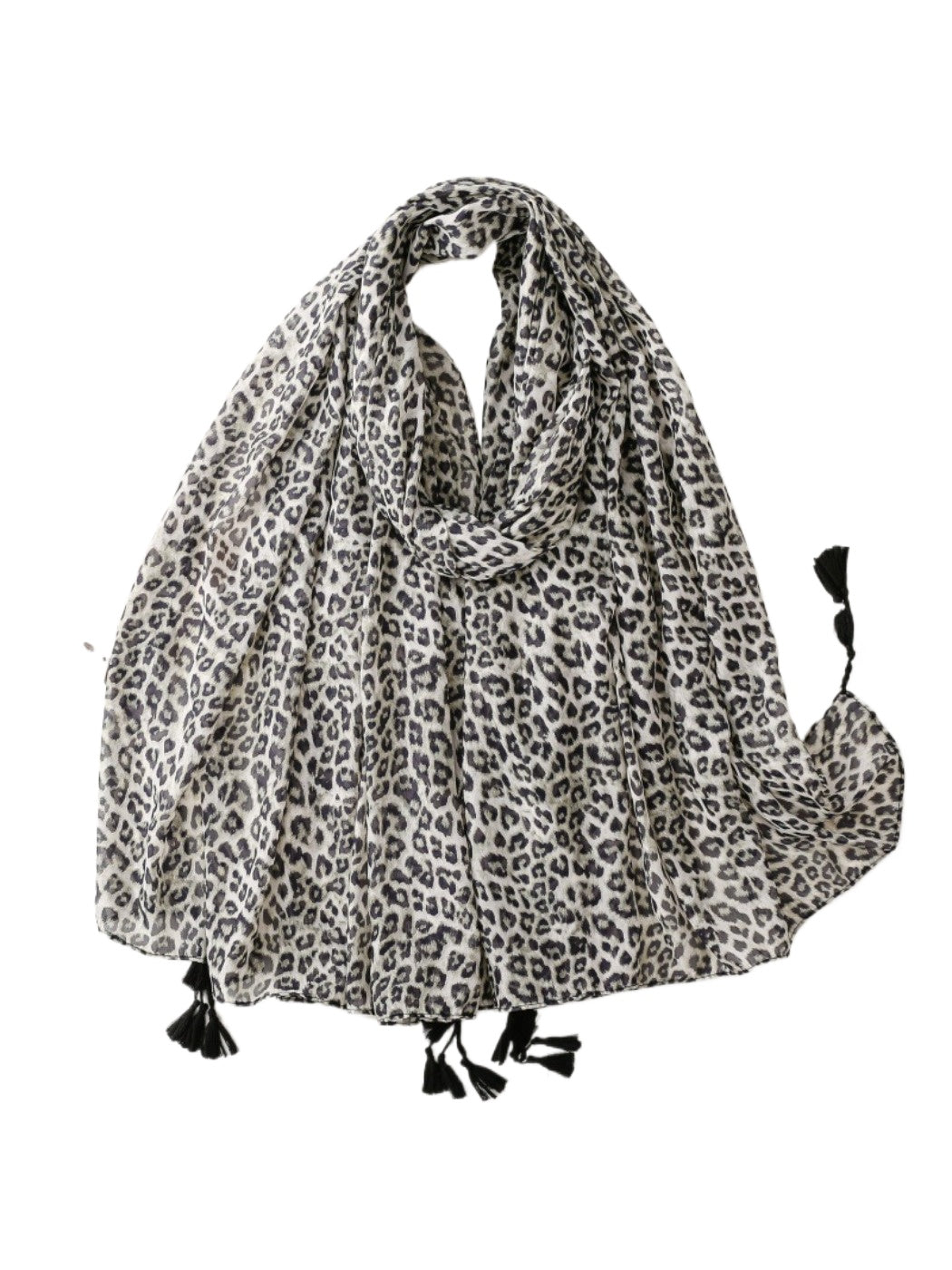 Scarvii - Autumn Leopard Print Travel Scarf for Women