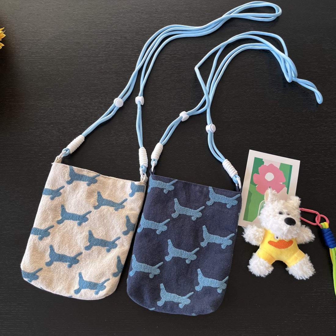 Dog Print Mini Crossbody Bag detail view