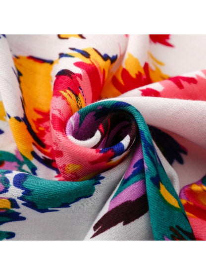 Scarvii - Modern Brush Pattern Scarf