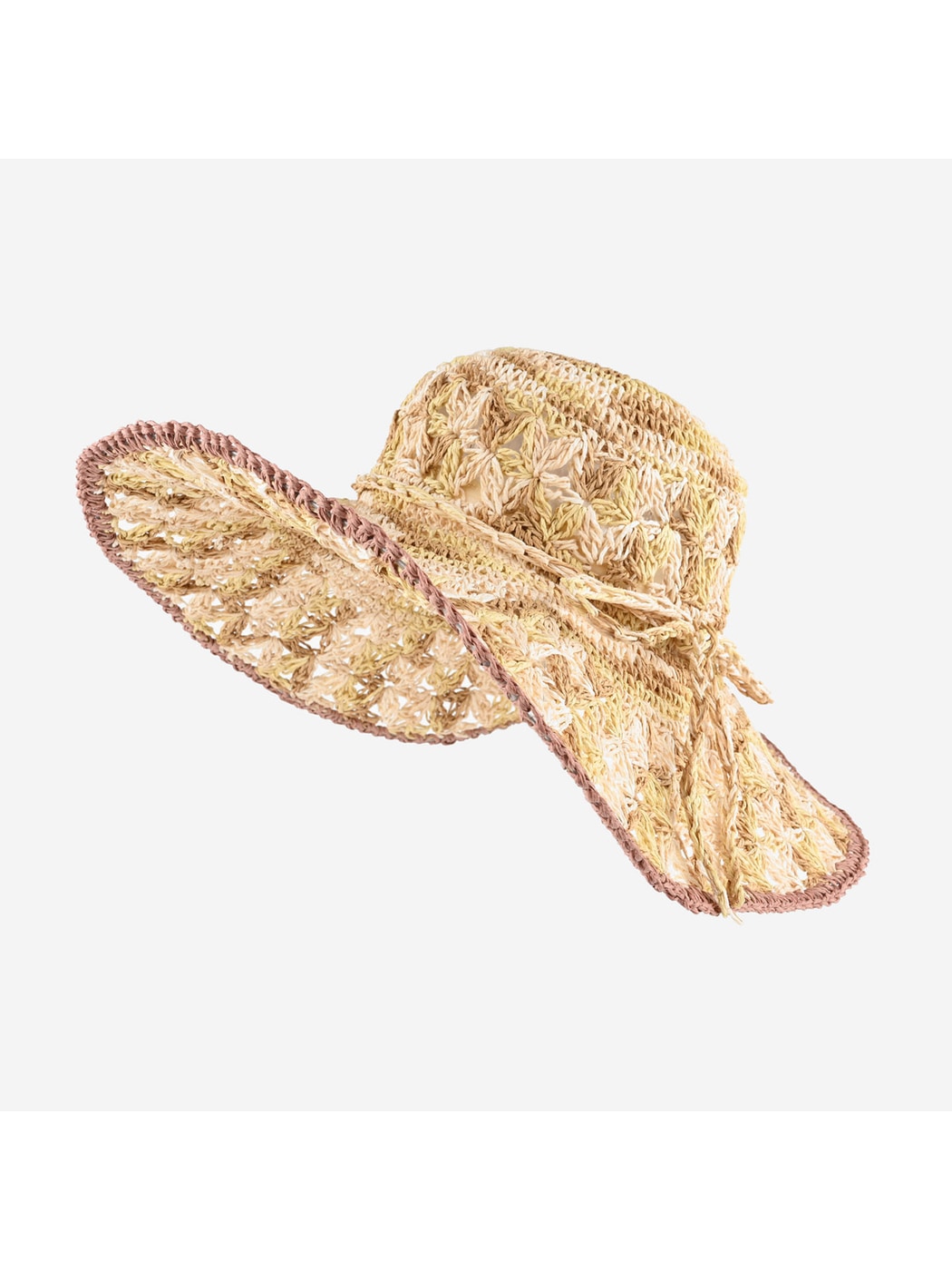 Haila - Broad Brim Foldable Retro Style Sun Hat
