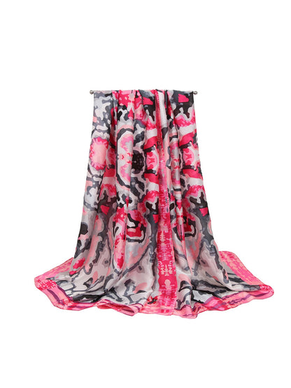 Scarvii - Fashion Watercolor Abstract Motif Scarf