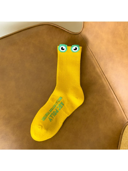 Rufia - Frog Eye Ribbed Crew Socks product image 4
