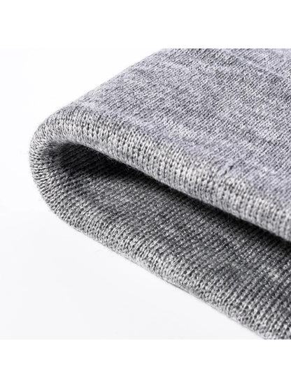 Haila - Solid Fine-Knit Cuffed Beanie
