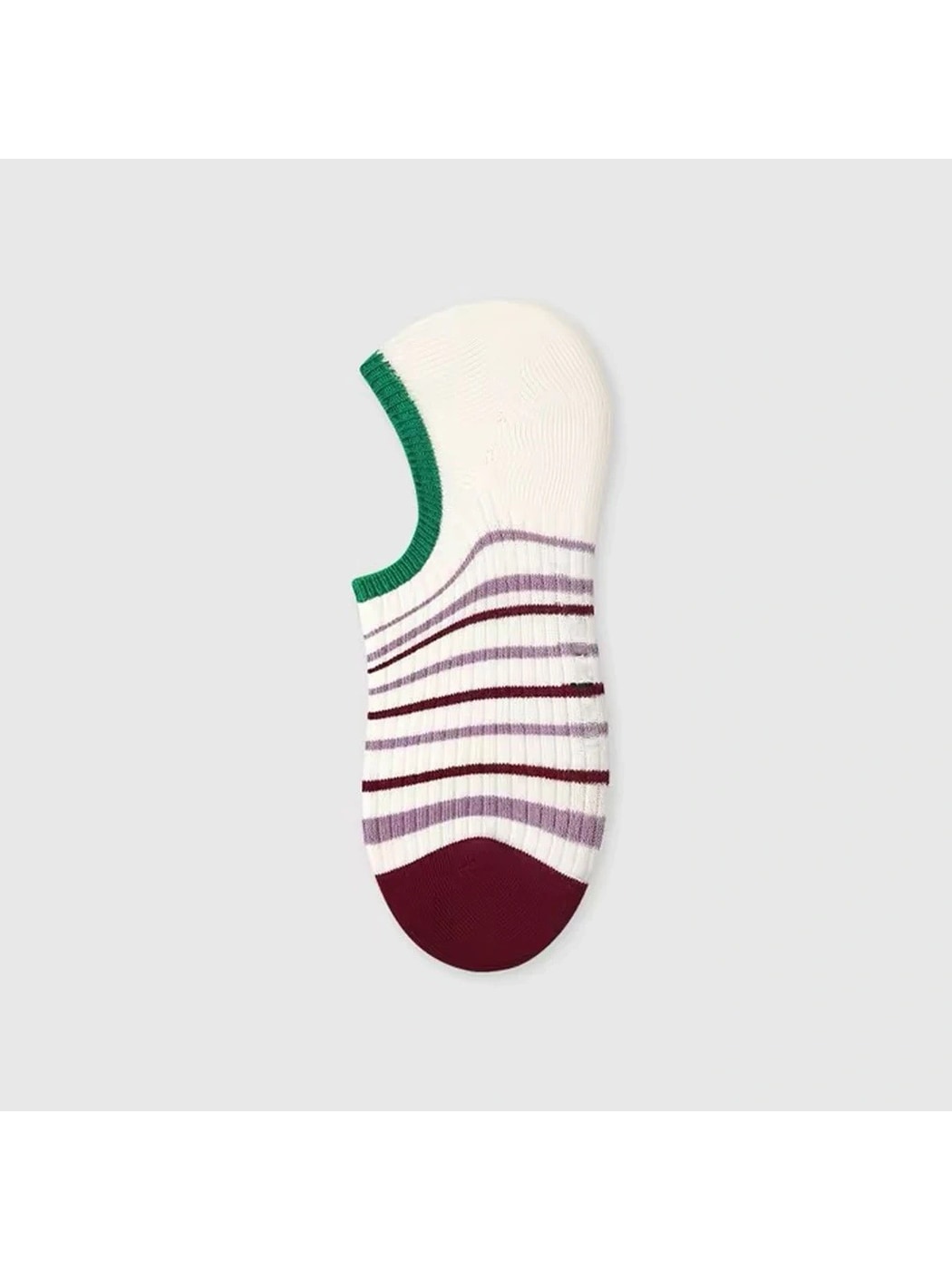 Rufia - Striped Colorblock Candy-colored Low Ankle Socks