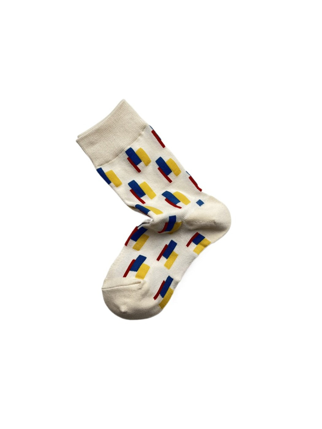 Rufia – Irregular Pattern Crew Socks