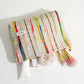 Cosbai - Beige Boho Crochet Makeup Pouch With Zipper