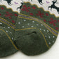 Rufia - Mid-Calf Winter Socks with Christmas Patterns - 5 Pairs/Pack