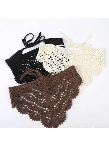 Scarvii Crochet Lace Triangle Hair Scarf