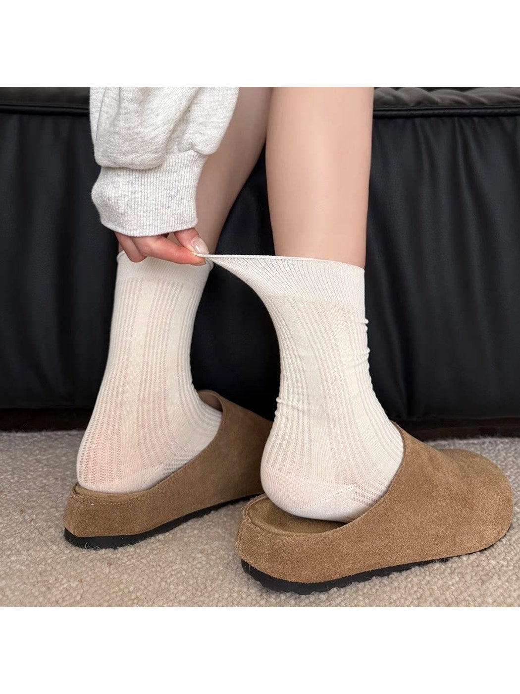 Rufia - Minimal Ribbed Everyday Socks