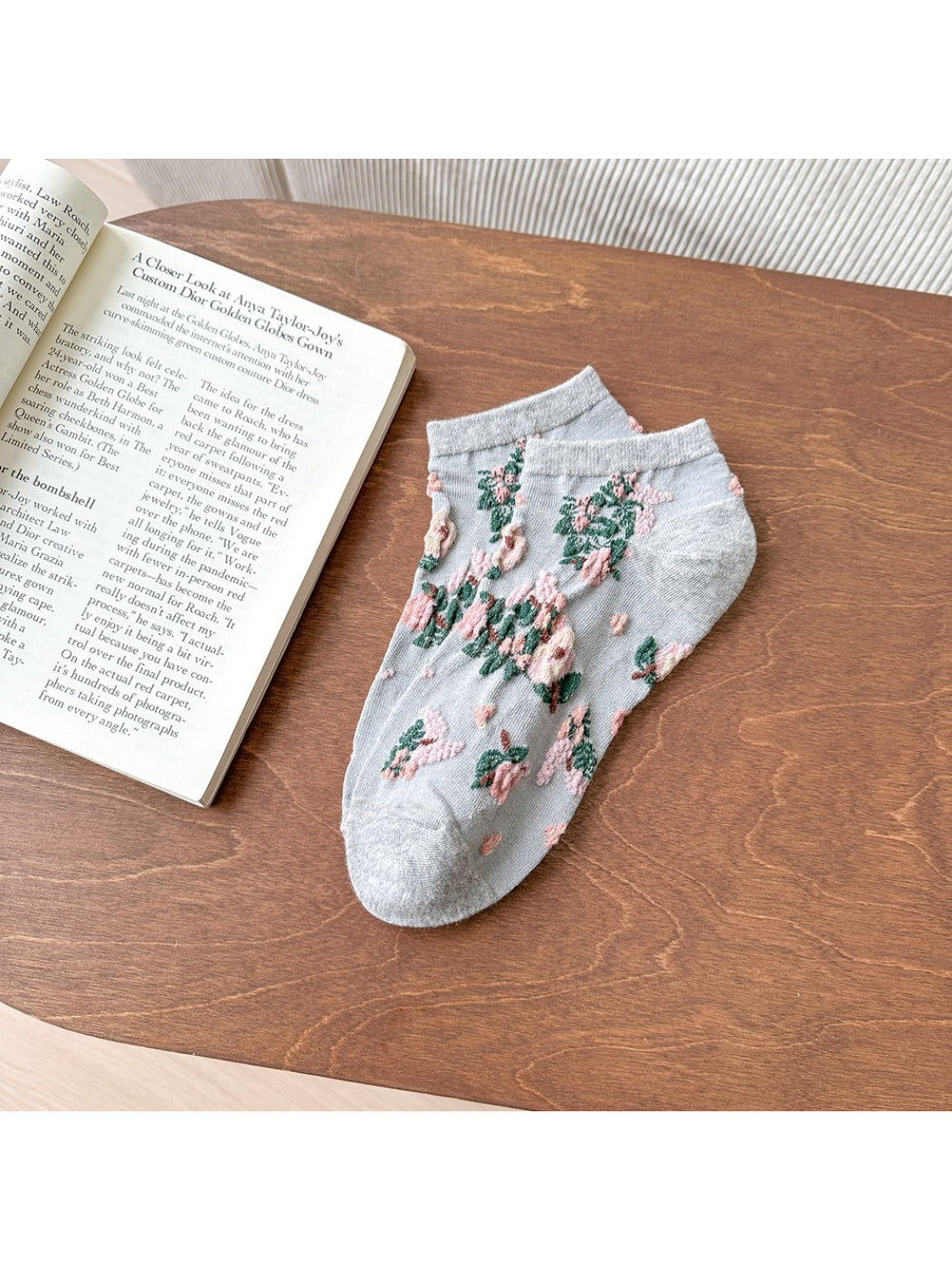 Rufia - Classic Floral Print Ankle Socks product image 2